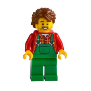 LEGO Farmer Minifig – in Overalls