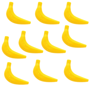 Pack of 10 LEGO Bananas