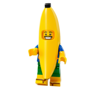 LEGO Banana Guy (with Mustache) Minifig