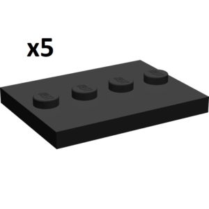 Pack of 5 LEGO Minifig (or Mini Doll) Stands