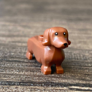 Brown LEGO Weiner Dog
