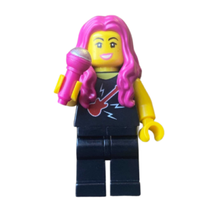 LEGO Rock Star Singer Minifig – with Microphone