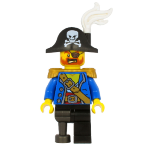 LEGO Pirate Captain Minifig