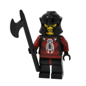 LEGO Knights Kingdom Red Knight Minifig (With Weapon)