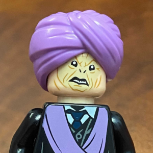 LEGO Professor Quirrell Minifig (With Voldemort on back of head)