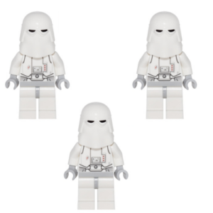Pack of 3 LEGO Star Wars Snowtooper Minifigs