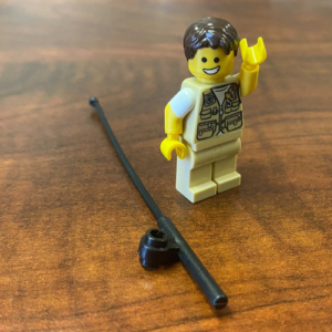 LEGO Fisherman Minifig – with Fishing Pole and Fish