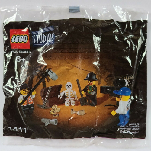 Rare LEGO Studio Promotional Polybag with 4 Minifigs NEW Sealed