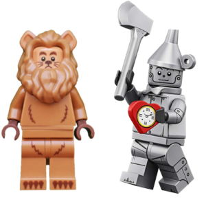 LEGO ‘The Wizard of Oz’ – Tin Man and Cowardly Lion Minifigs