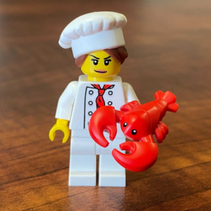 LEGO Chef Minifig with Lobster