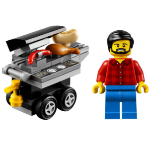 LEGO Dad with BBQ Grill Bundle