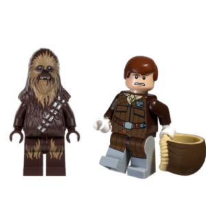 LEGO Star Wars Han Solo and Chewbacca Minifig Bundle