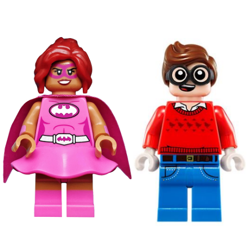  LEGO Batgirl Pink, Balarina Batman y Calculadora Minifiguras  Batman : Juguetes y Juegos