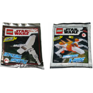 LEGO Star Wars Mini Build Polybags – Imperial Shuttle and Resistance X-Wing