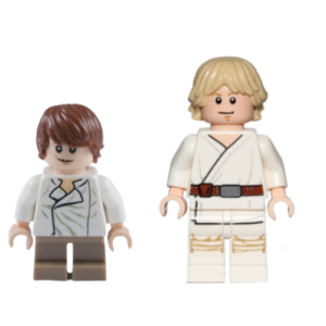 LEGO Star Wars ‘Young Han Solo’ and Luke Skywalker Minifigs