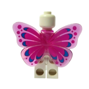 LEGO Pink Butterfly Wings (Pink Translucent)