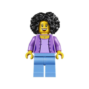 LEGO City Minifig – in Purple Jacket