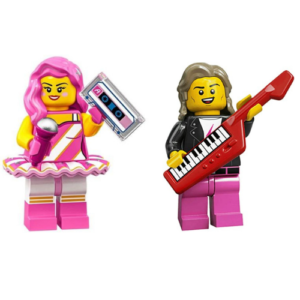 LEGO Candy Rapper and Rock Star Minifigs
