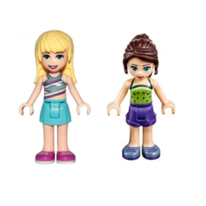 LEGO Friends Minifigs – Naomi and Stephanie