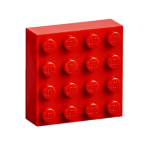 LEGO 4×4 Red Brick Magnet