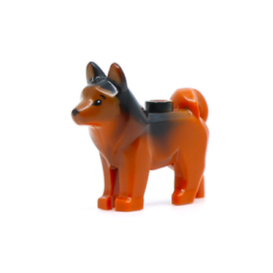 LEGO Dark Orange Husky Dog