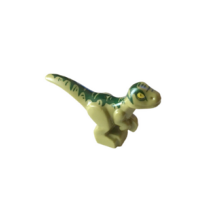 LEGO Olive Green Baby Raptor Dinosaur