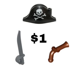 LEGO Pirate Accessories Pack – Dollar Friday