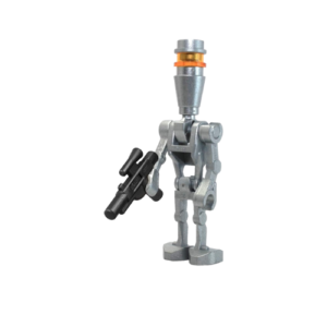 LEGO Star Wars Silver Assassin Droid Minifig – with Blaster