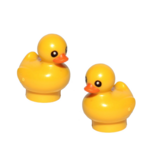 Pack of 2 LEGO Rubber Duckies