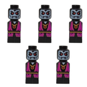 Pack of 5 LEGO Vampire Microfigs
