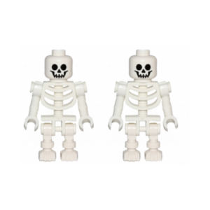 Pack of 2 LEGO Skeleton Minifigs
