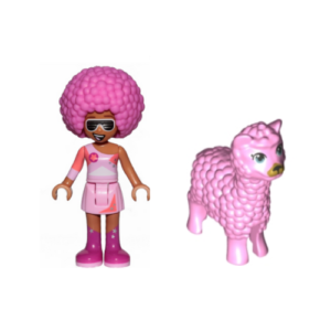 Rare Pink LEGO Llama with Melody Mini-Doll