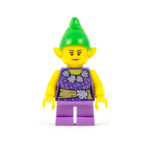 LEGO Elf Girl Minifig in Purple Dress