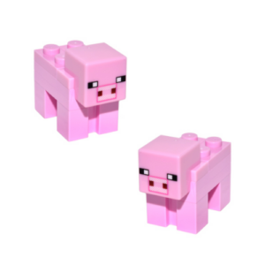 Pack of 2 LEGO Minecraft Pigs