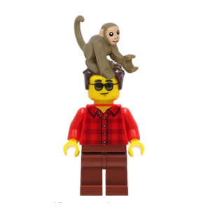 LEGO Guy with Pet Monkey
