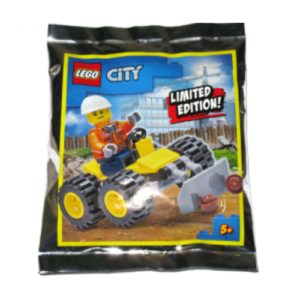 LEGO City Mini Bulldozer Minifig Polybag