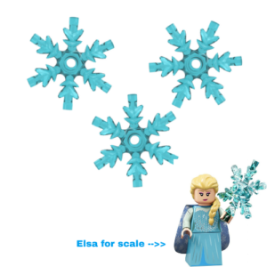 Pack of 3 LEGO Frozen SNOWFLAKES