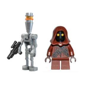LEGO Star Wars Jawa and Assassin Droid Minifigs