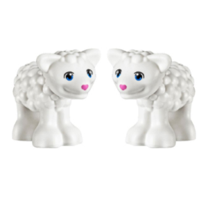 Pack of 2 LEGO White Lambs