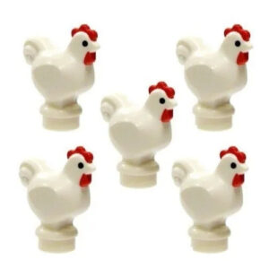 5-Pack of LEGO Chickens