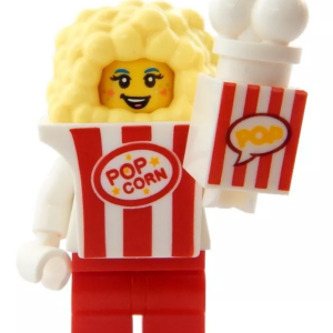 LEGO Pop Corn Costume Minifig with popcorn