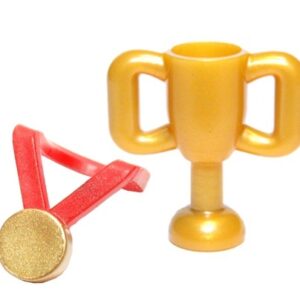 LEGO Olympic Gold Medal and Trophy