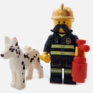 LEGO Fireman with Dalmatian