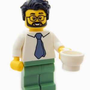 LEGO Principal Brickendorf with mug