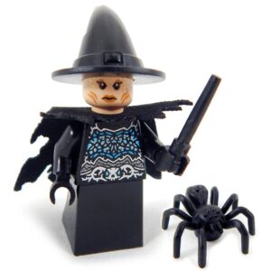 LEGO Witch Minifig with wand and spider