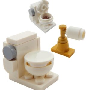 LEGO Toilet with Toilet Paper and Surprise!