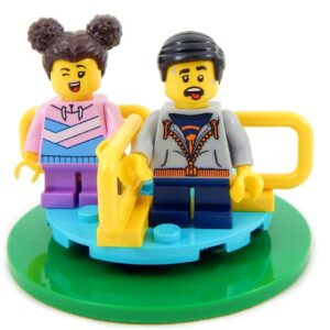 LEGO Kids on Merry-Go-Round