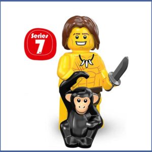 LEGO Series 7 Jungle Boy with Chimp and stand