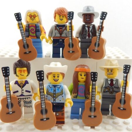 2-Pack of Mystery LEGO Acoustic Guitarists