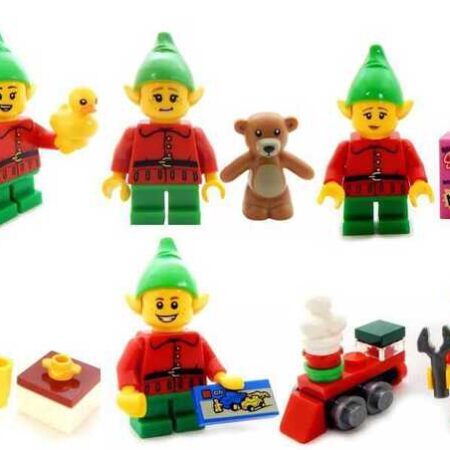 Mystery LEGO Elf Minifig (each comes with tool and toy)